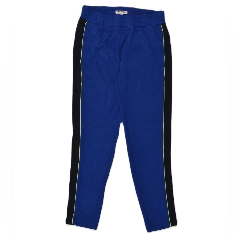Vintage Blue Athletic track Joggers with Black Stripe Sz 3XL